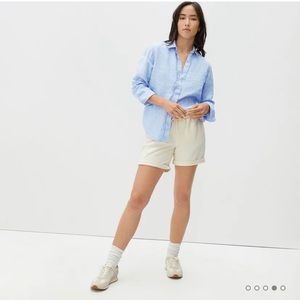 Everlane Linen Relaxed Shirt in Classic Blue